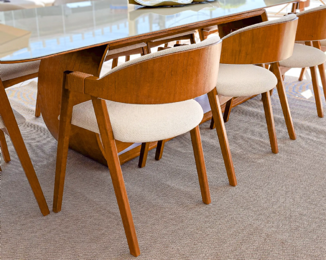 Conjunto Mesa Decora 3,00 + 10 Cadeiras Nicole