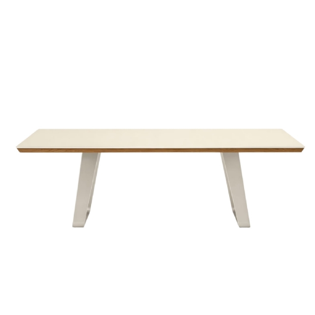 Mesa Suiça 2,20 X 1,09 - Cappuccino/Castanho
