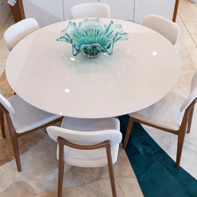 Mesa Duna 1,20 - 1,50 Off White/Castanho