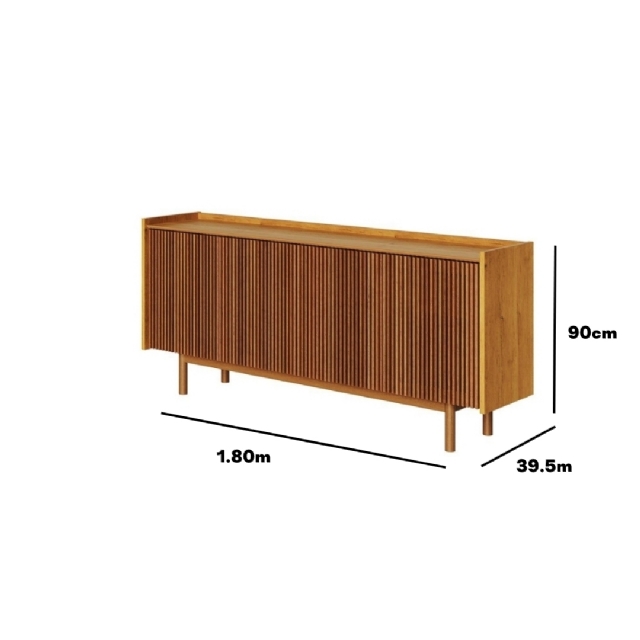 Buffet Dune Ripado - 1.80m/Nature